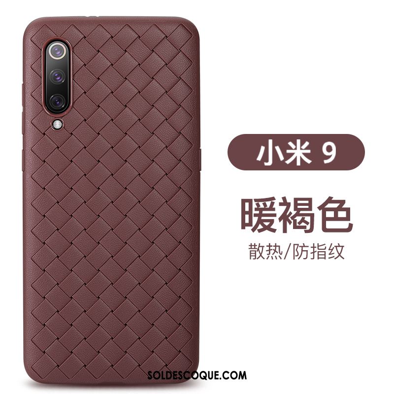 Coque Xiaomi Mi 9 Bleu Protection Qualité Marque De Tendance Tissage En Vente