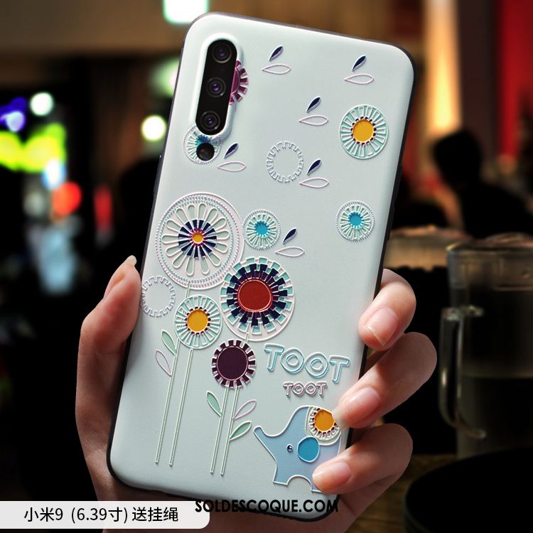 Coque Xiaomi Mi 9 Charmant Tout Compris Très Mince Délavé En Daim Fluide Doux Pas Cher