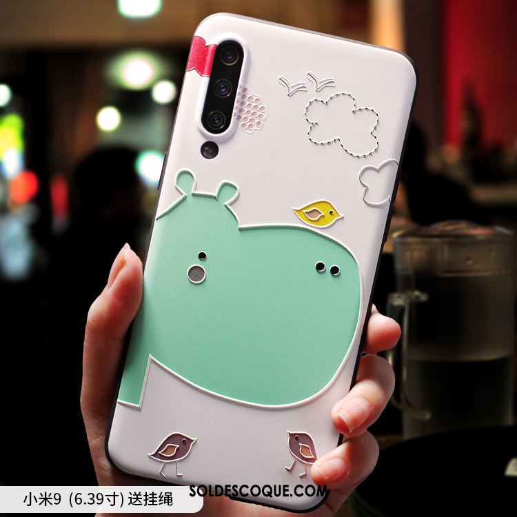 Coque Xiaomi Mi 9 Charmant Tout Compris Très Mince Délavé En Daim Fluide Doux Pas Cher