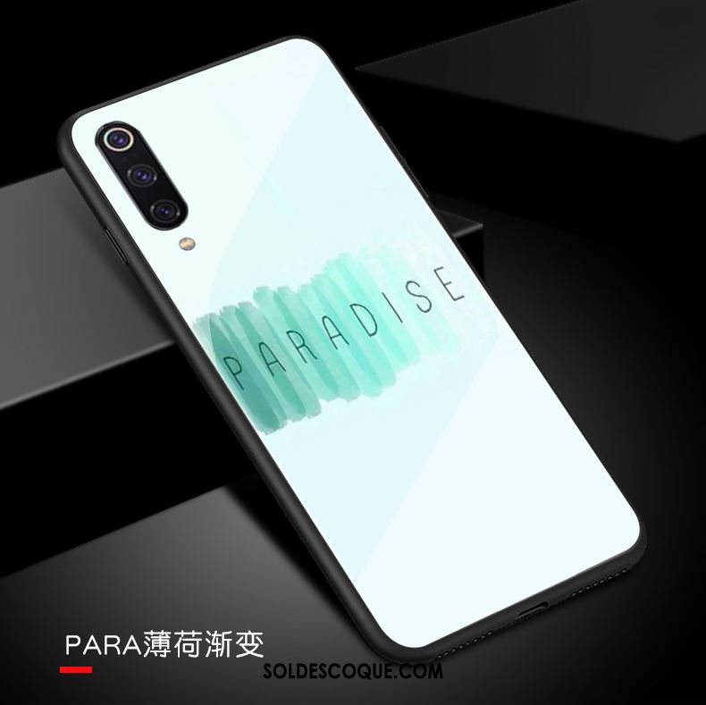 Coque Xiaomi Mi 9 Couleur Simple Dégradé De Couleur Silicone Marque De Tendance Pas Cher