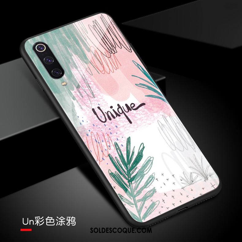 Coque Xiaomi Mi 9 Couleur Simple Dégradé De Couleur Silicone Marque De Tendance Pas Cher