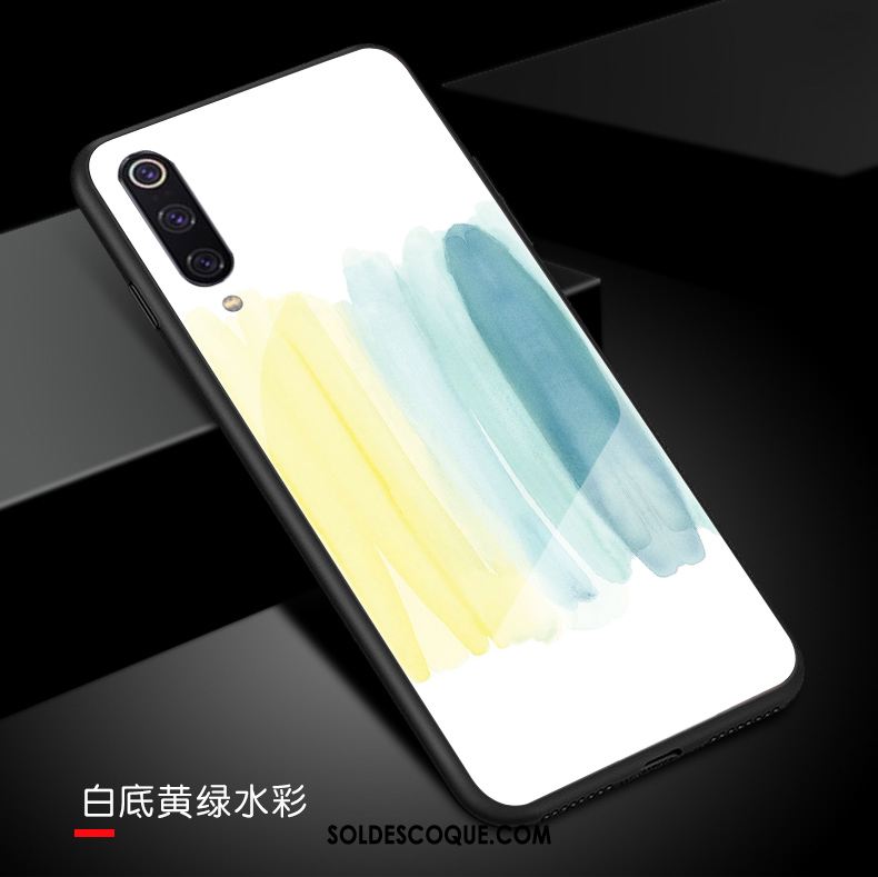 Coque Xiaomi Mi 9 Couleur Simple Dégradé De Couleur Silicone Marque De Tendance Pas Cher