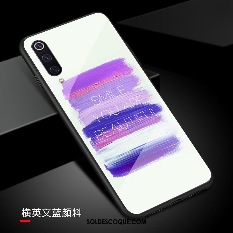 Coque Xiaomi Mi 9 Couleur Simple Dégradé De Couleur Silicone Marque De Tendance Pas Cher