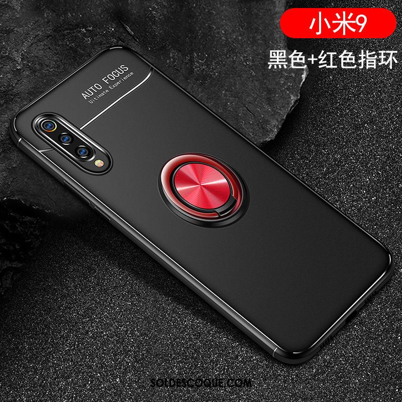 Coque Xiaomi Mi 9 Fluide Doux Magnétisme Étui Silicone Une Agrafe En Vente