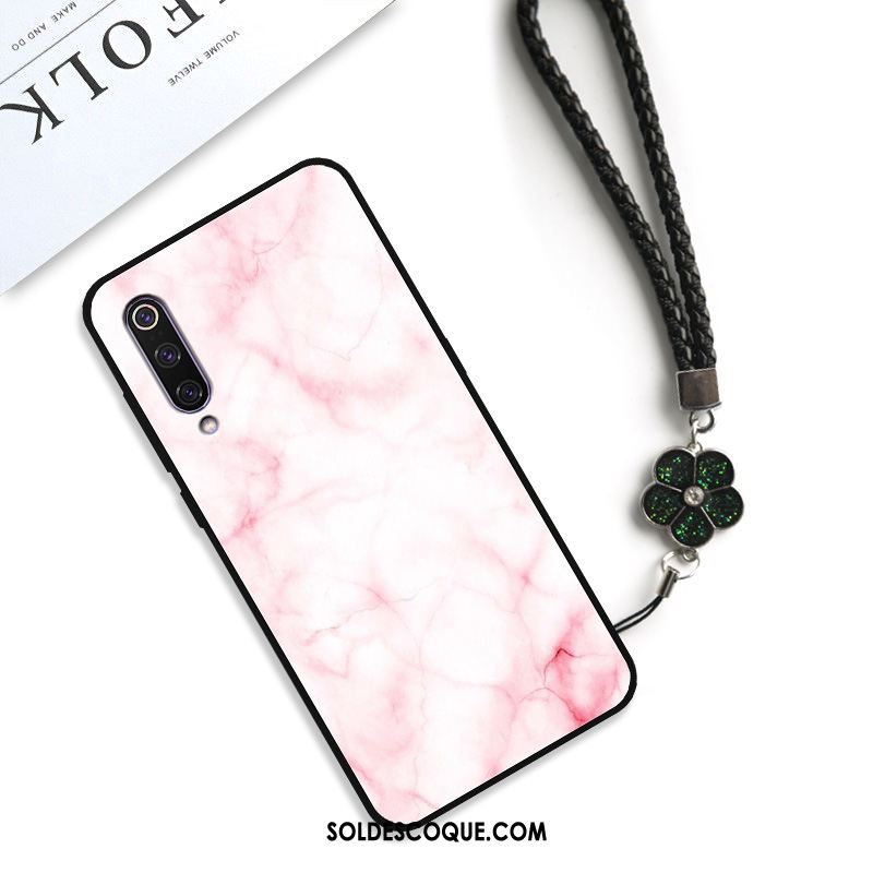 Coque Xiaomi Mi 9 Incassable Amoureux Fluide Doux Verre Créatif Soldes