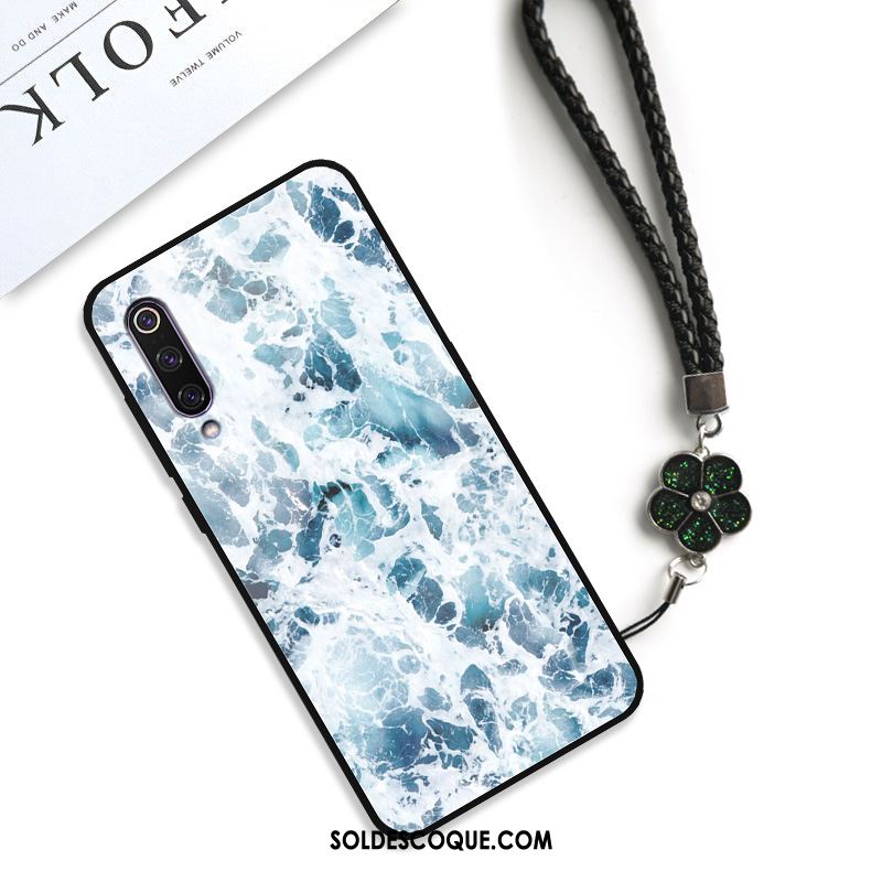 Coque Xiaomi Mi 9 Incassable Amoureux Fluide Doux Verre Créatif Soldes