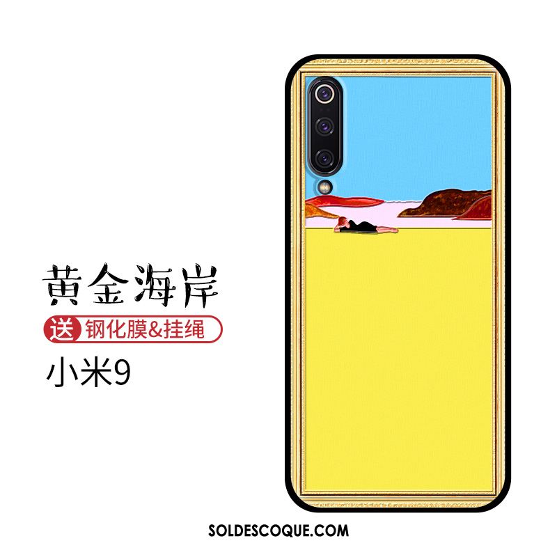 Coque Xiaomi Mi 9 Jeunesse Personnalité Vintage Incassable Créatif En Ligne