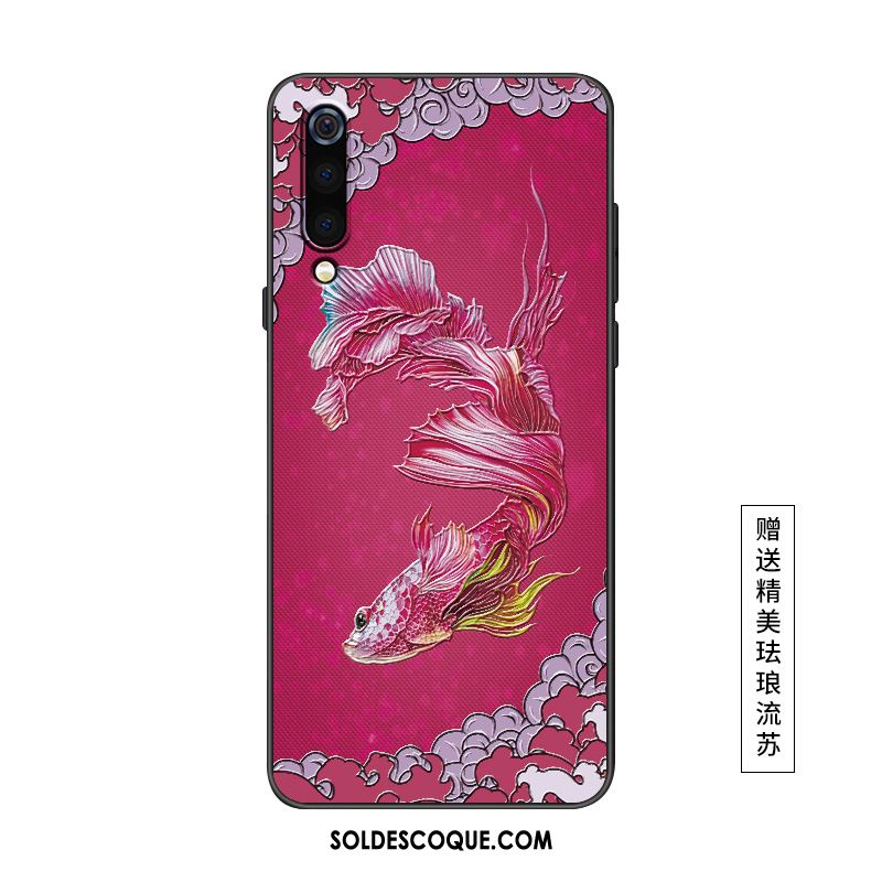 Coque Xiaomi Mi 9 Lite Palais Incassable Délavé En Daim Personnalisé Bleu En Ligne