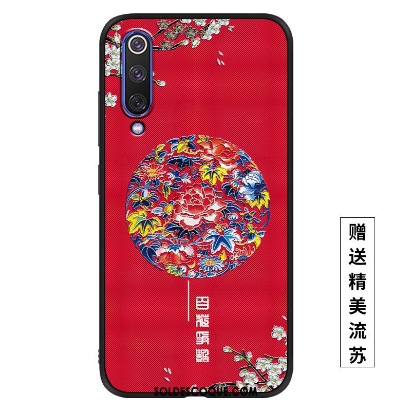 Coque Xiaomi Mi 9 Lite Palais Incassable Délavé En Daim Personnalisé Bleu En Ligne