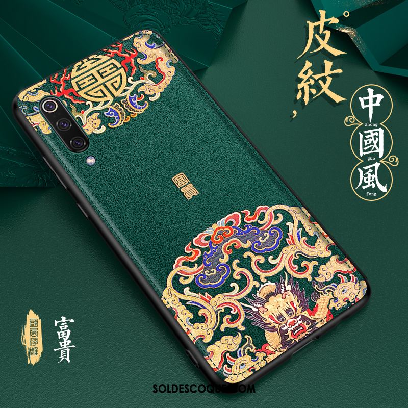 Coque Xiaomi Mi 9 Lite Personnalité Protection Créatif Vert Très Mince En Ligne