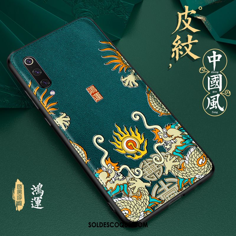 Coque Xiaomi Mi 9 Lite Personnalité Protection Créatif Vert Très Mince En Ligne