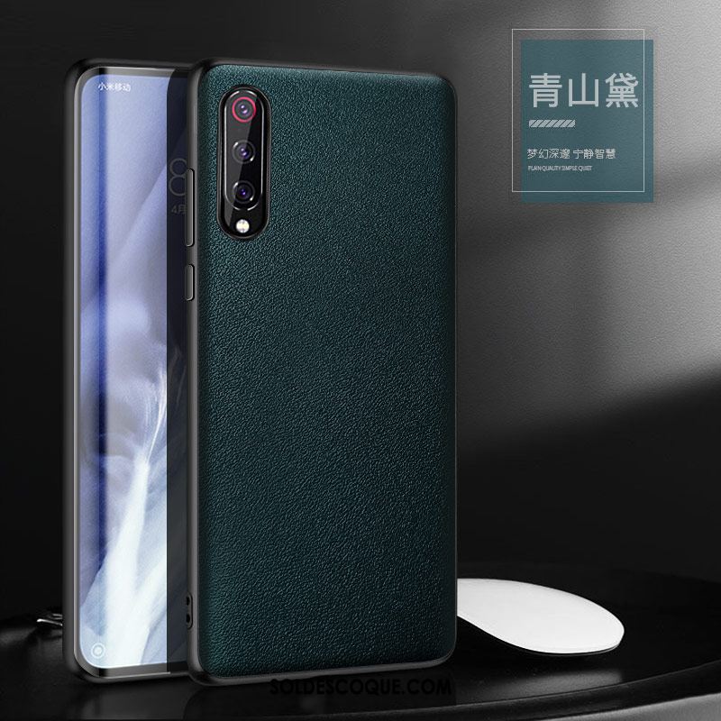 Coque Xiaomi Mi 9 Lite Très Mince Tout Compris Cuir Haut Net Rouge Luxe En Vente