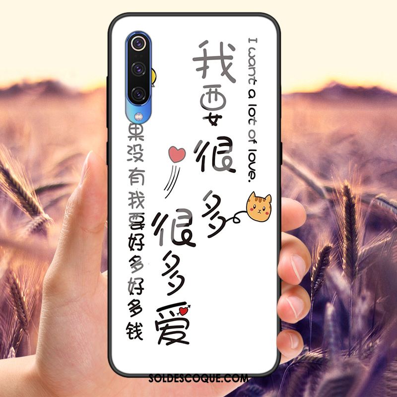 Coque Xiaomi Mi 9 Lite Téléphone Portable Verre Trempé Étui Tout Compris Amoureux Housse Pas Cher