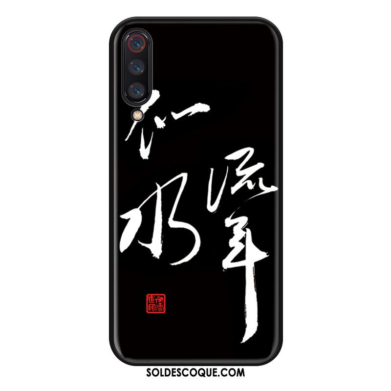 Coque Xiaomi Mi 9 Noir Créatif Étui Téléphone Portable Personnalité Soldes