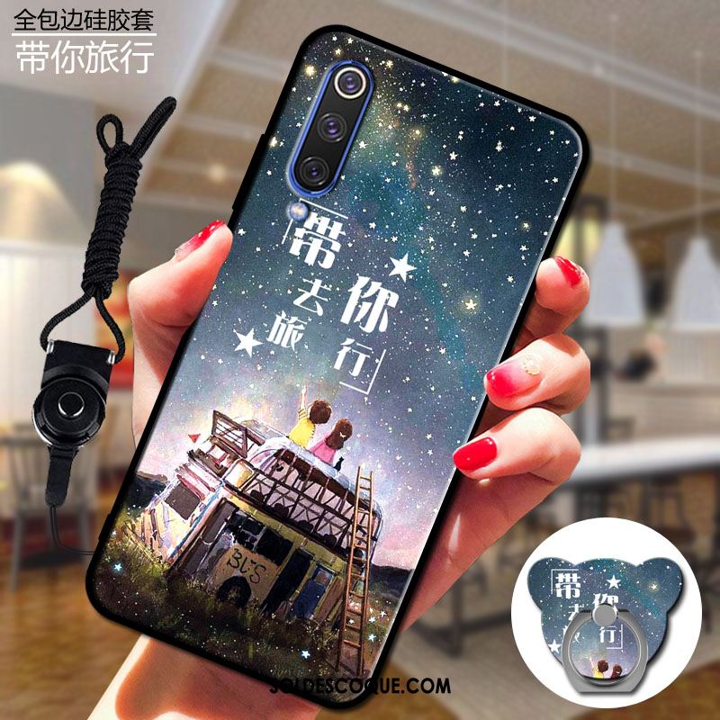 Coque Xiaomi Mi 9 Se Tendance Téléphone Portable Paysage Petit Gris Pas Cher