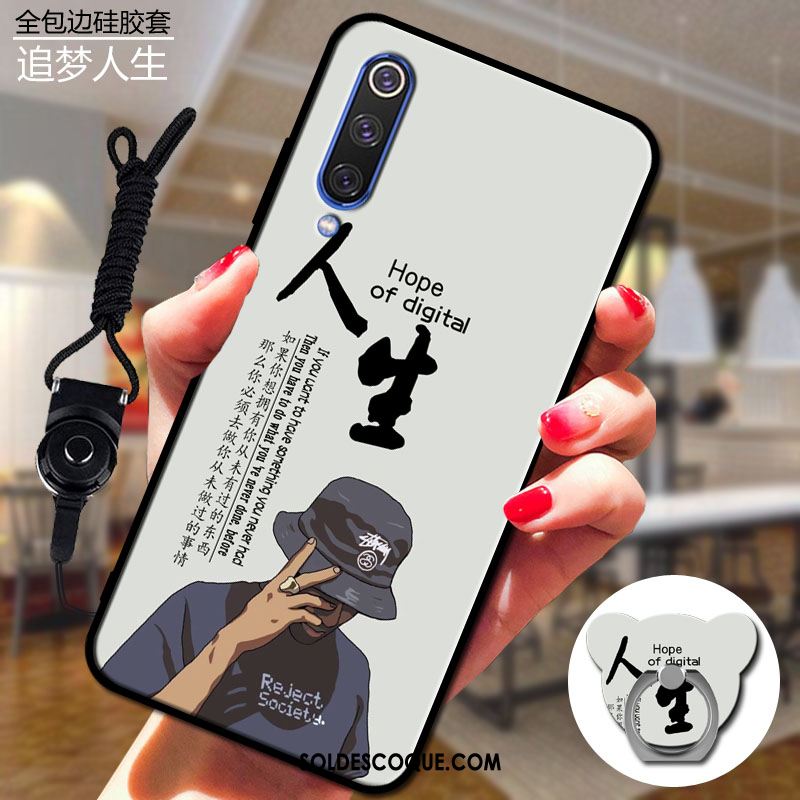 Coque Xiaomi Mi 9 Se Tendance Téléphone Portable Paysage Petit Gris Pas Cher