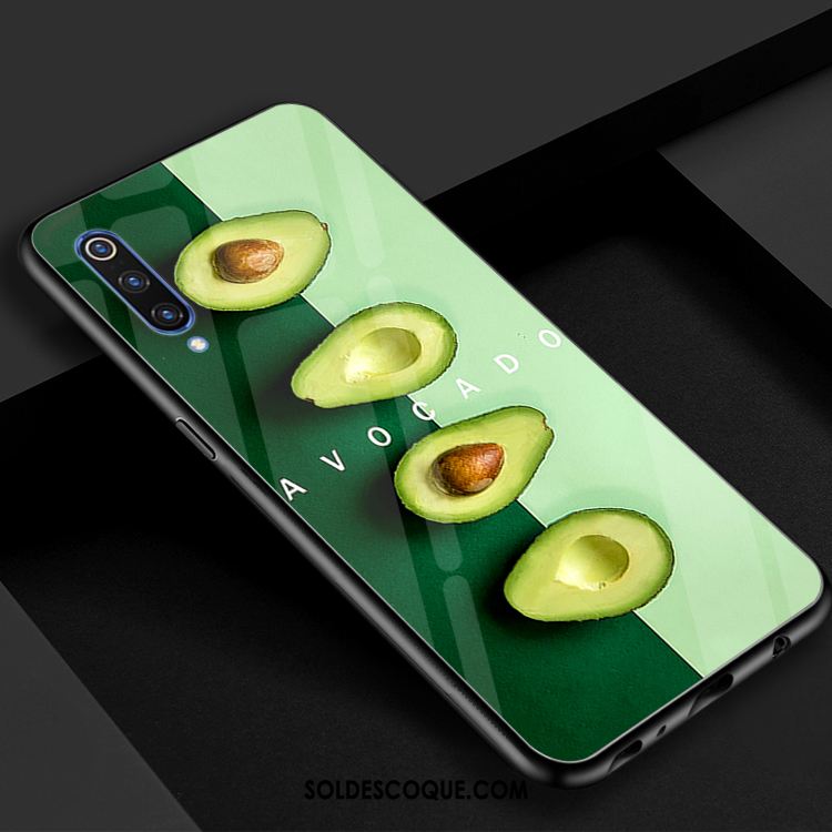 Coque Xiaomi Mi 9 Se Verre Vert Miroir Frais Téléphone Portable Soldes