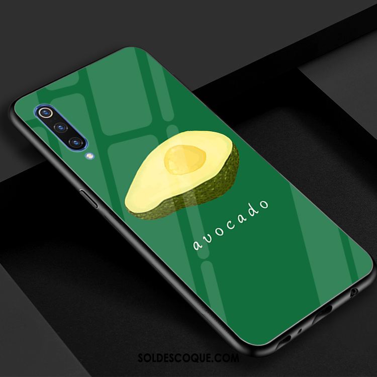 Coque Xiaomi Mi 9 Se Verre Vert Miroir Frais Téléphone Portable Soldes