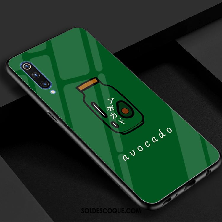 Coque Xiaomi Mi 9 Se Verre Vert Miroir Frais Téléphone Portable Soldes