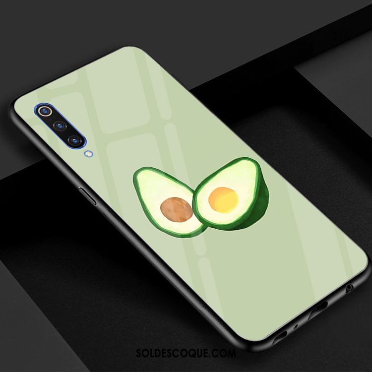 Coque Xiaomi Mi 9 Se Verre Vert Miroir Frais Téléphone Portable Soldes