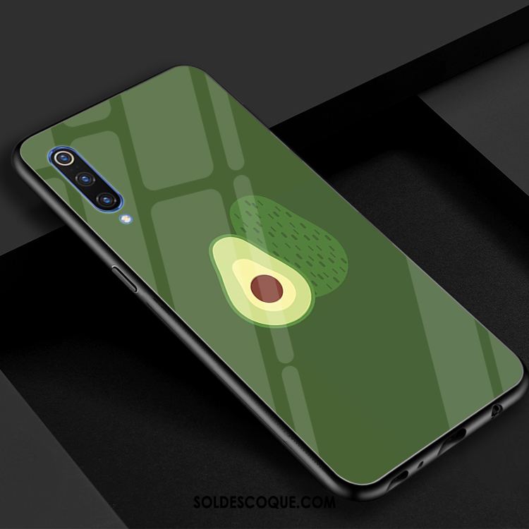 Coque Xiaomi Mi 9 Se Verre Vert Miroir Frais Téléphone Portable Soldes