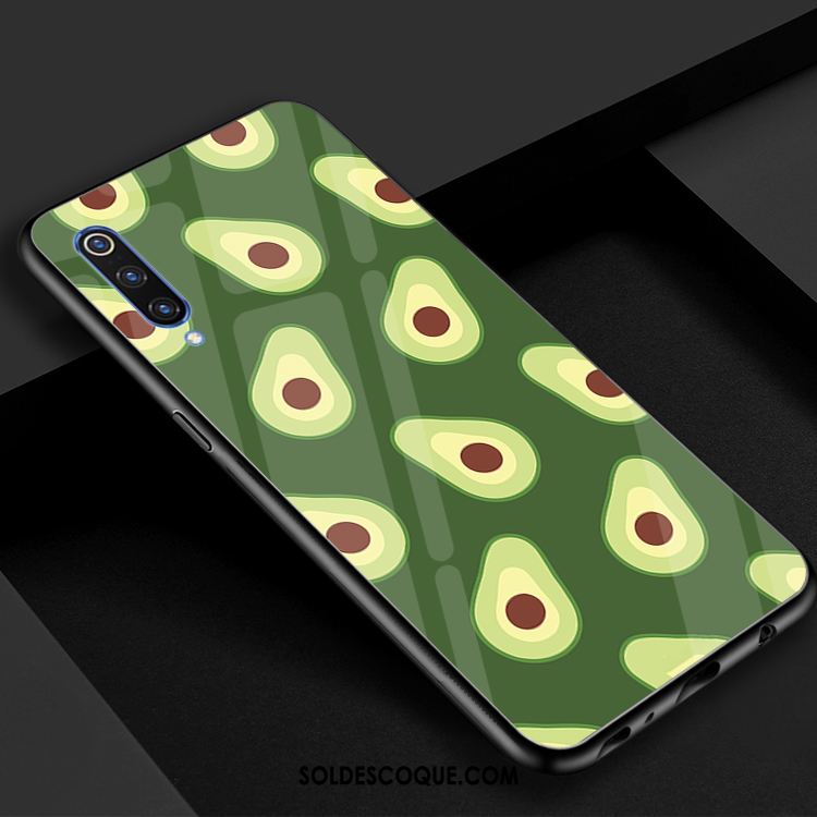 Coque Xiaomi Mi 9 Se Verre Vert Miroir Frais Téléphone Portable Soldes