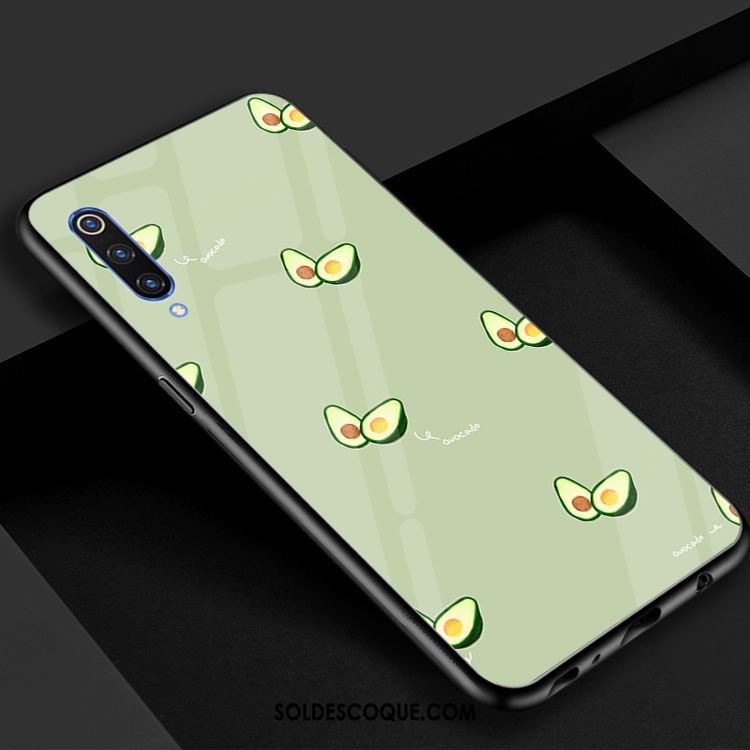 Coque Xiaomi Mi 9 Se Verre Vert Miroir Frais Téléphone Portable Soldes