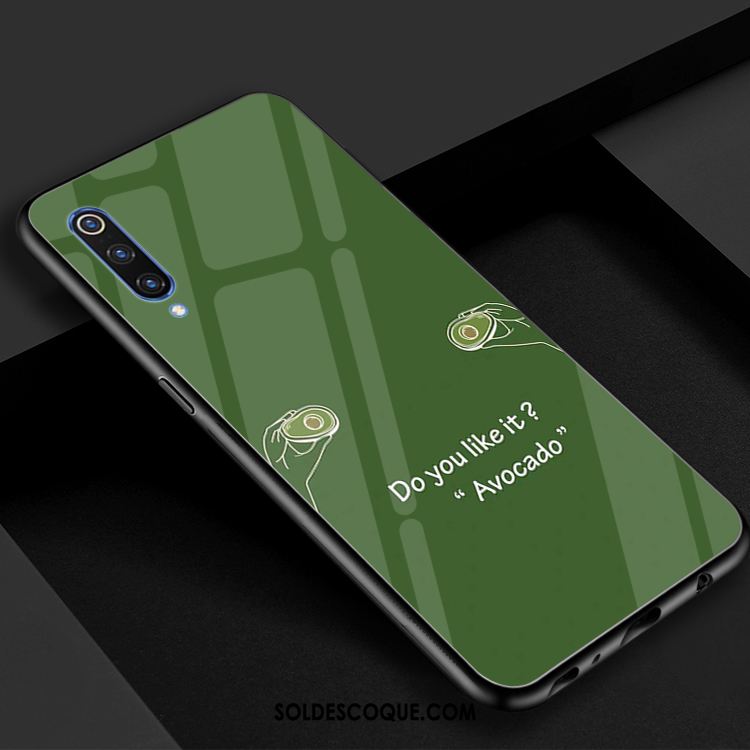 Coque Xiaomi Mi 9 Se Verre Vert Miroir Frais Téléphone Portable Soldes