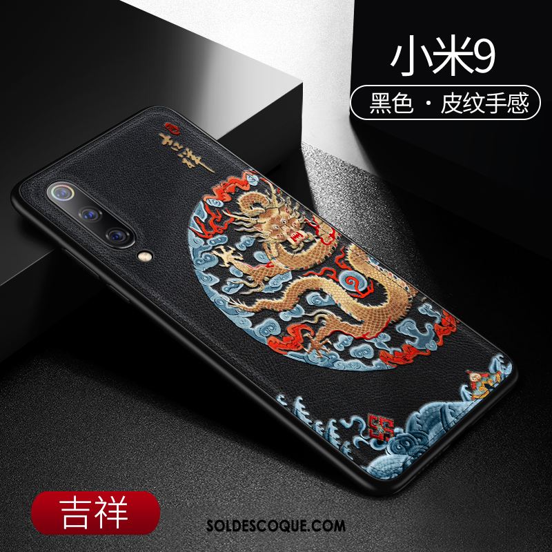 Coque Xiaomi Mi 9 Tendance Modèle Fleurie Cuir Personnalité Téléphone Portable En Vente