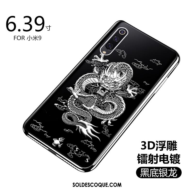 Coque Xiaomi Mi 9 Tout Compris Luxe Transparent Or Protection En Vente