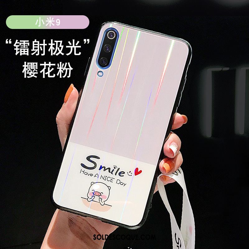 Coque Xiaomi Mi 9 Téléphone Portable Créatif Jeunesse Dessin Animé Miroir Soldes