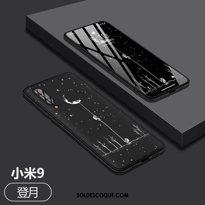 Coque Xiaomi Mi 9 Téléphone Portable Très Mince Personnalité Protection Marque De Tendance Pas Cher