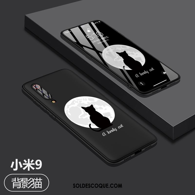 Coque Xiaomi Mi 9 Téléphone Portable Très Mince Personnalité Protection Marque De Tendance Pas Cher