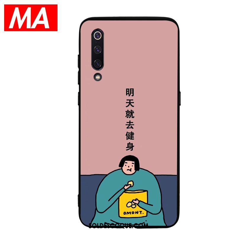 Coque Xiaomi Mi 9 Violet Téléphone Portable Silicone Gras Jeunesse En Ligne