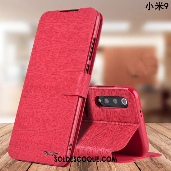 Coque Xiaomi Mi 9 Étui En Cuir Incassable Protection Tout Compris Clamshell Pas Cher