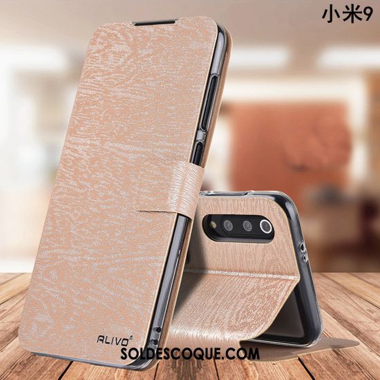 Coque Xiaomi Mi 9 Étui En Cuir Incassable Protection Tout Compris Clamshell Pas Cher