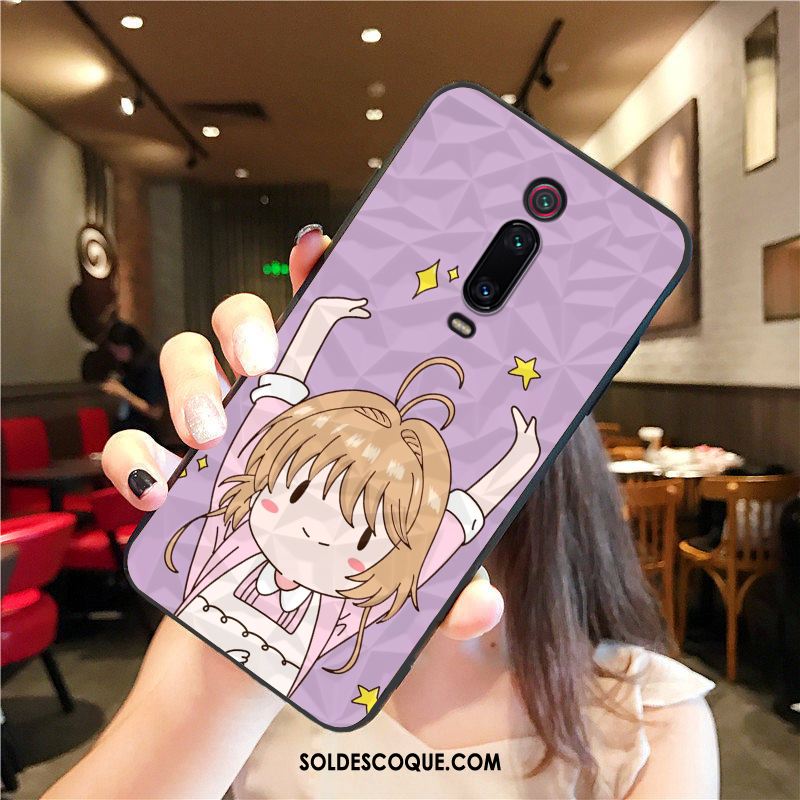 Coque Xiaomi Mi 9t Incassable Dessin Animé Vert Petit Étui Soldes