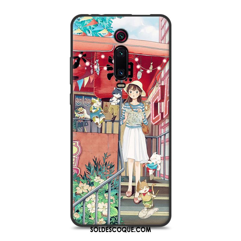 Coque Xiaomi Mi 9t Petit Téléphone Portable Art Protection Rouge Pas Cher