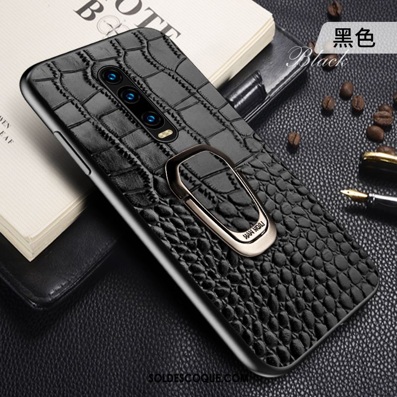 Coque Xiaomi Mi 9t Pro Incassable Étui En Cuir Petit Noir Mode Housse En Ligne