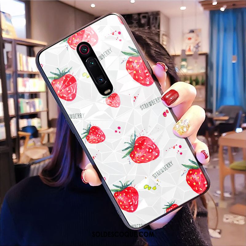 Coque Xiaomi Mi 9t Pro Losange Dessin Animé Petit Téléphone Portable Modèle Fleurie Pas Cher