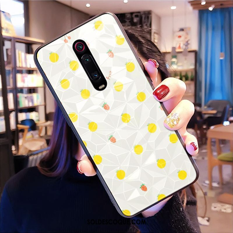 Coque Xiaomi Mi 9t Pro Losange Dessin Animé Petit Téléphone Portable Modèle Fleurie Pas Cher