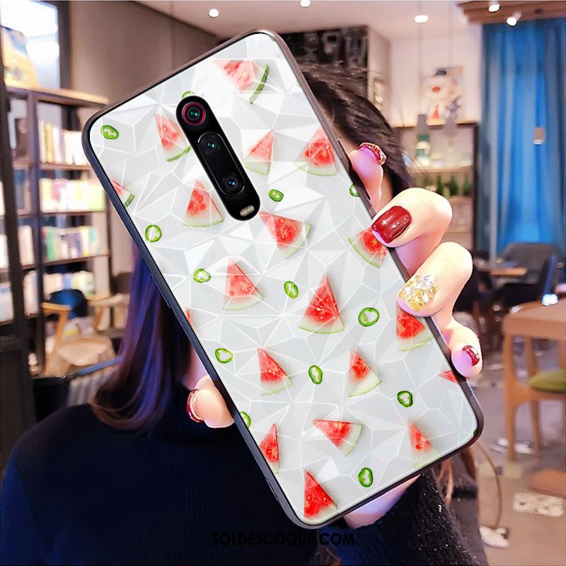 Coque Xiaomi Mi 9t Pro Losange Dessin Animé Petit Téléphone Portable Modèle Fleurie Pas Cher