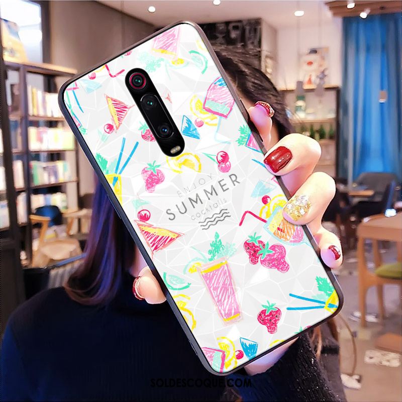 Coque Xiaomi Mi 9t Pro Losange Dessin Animé Petit Téléphone Portable Modèle Fleurie Pas Cher