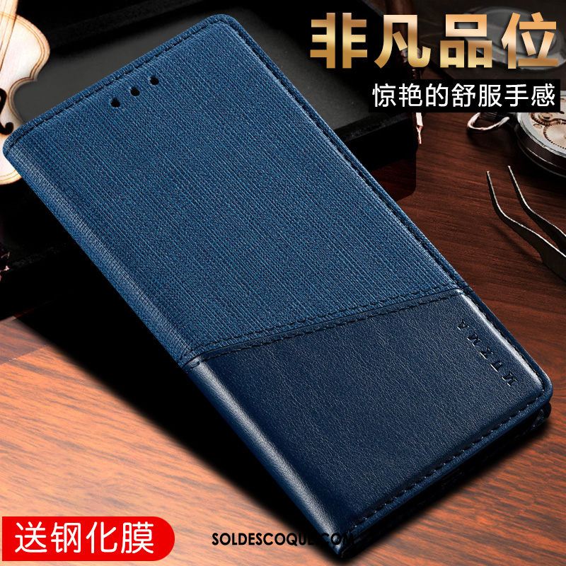 Coque Xiaomi Mi 9t Pro Tempérer Noir Téléphone Portable Plier Membrane Housse France