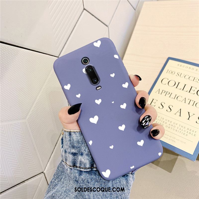 Coque Xiaomi Mi 9t Pro Téléphone Portable Rose Légère Silicone Protection Housse Soldes