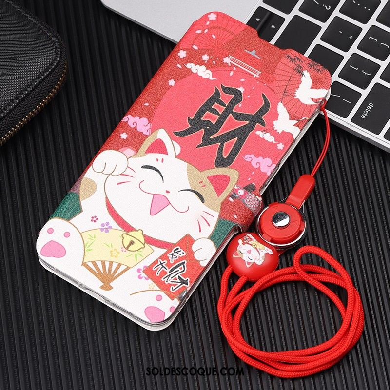 Coque Xiaomi Mi 9t Pro Étui En Cuir Rouge Incassable Petit Téléphone Portable En Ligne