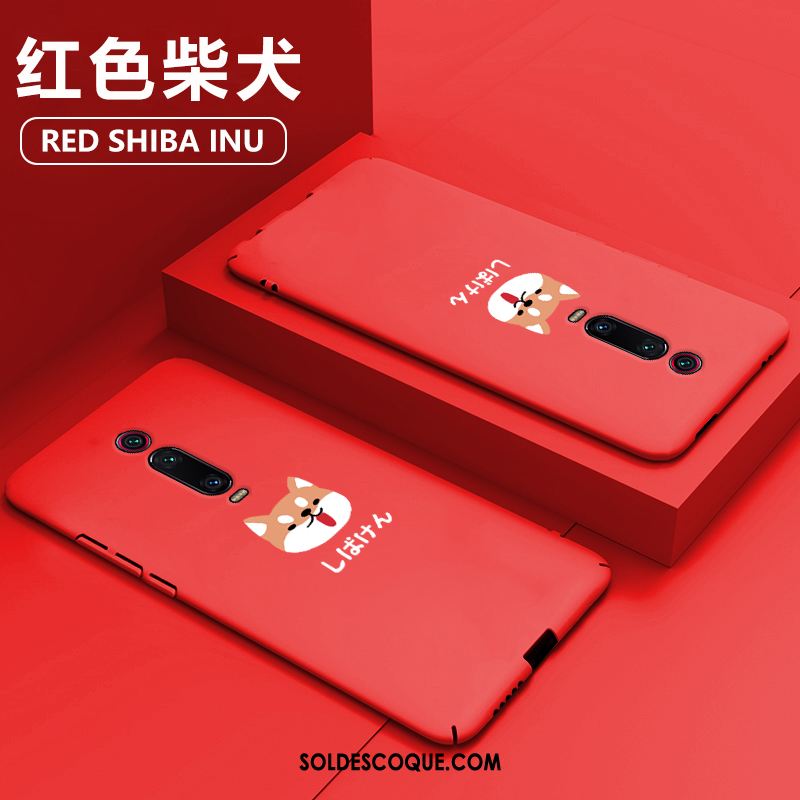 Coque Xiaomi Mi 9t Protection Dessin Animé Rouge Créatif Tout Compris Pas Cher