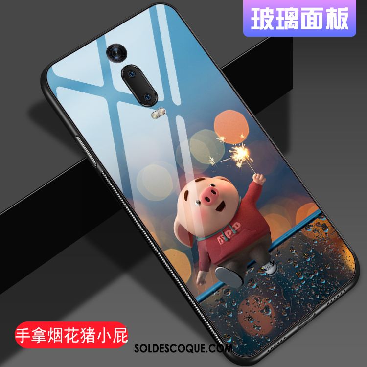 Coque Xiaomi Mi 9t Rouge Protection Amoureux Verre Fluide Doux Pas Cher