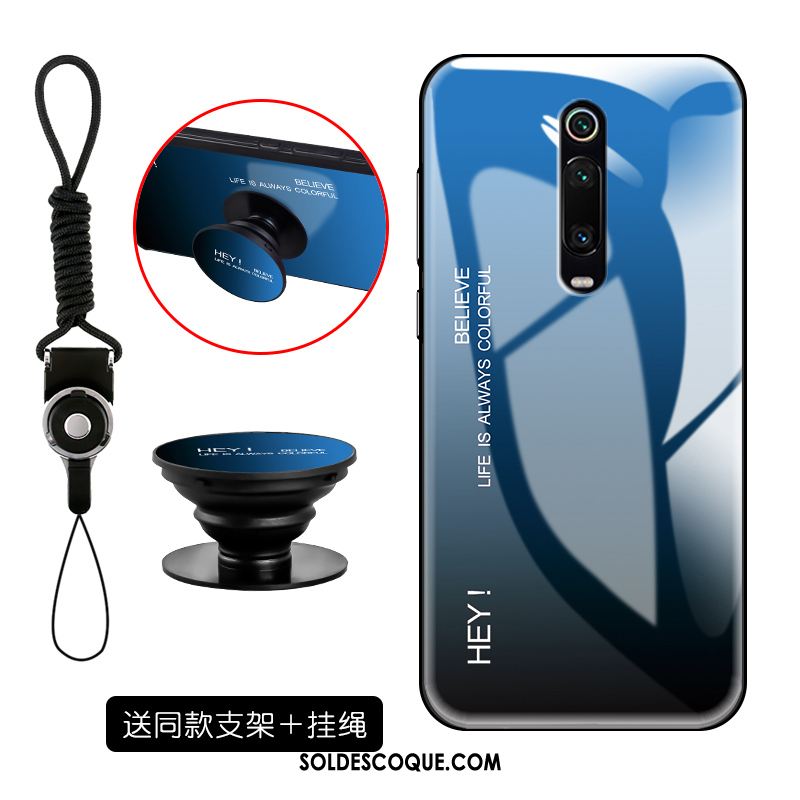 Coque Xiaomi Mi 9t Tendance Silicone Net Rouge Étui Incassable En Ligne