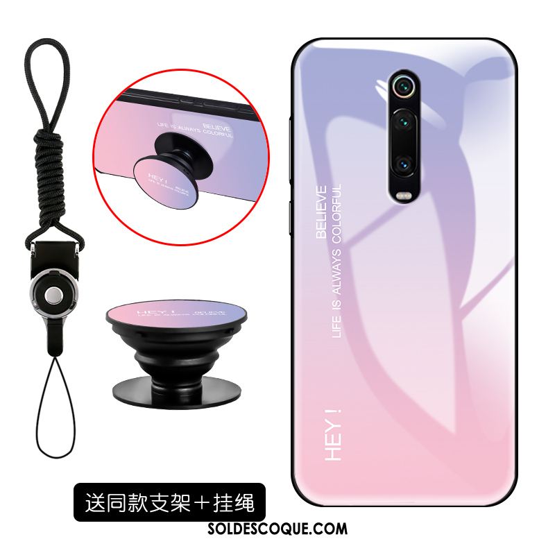 Coque Xiaomi Mi 9t Tendance Silicone Net Rouge Étui Incassable En Ligne